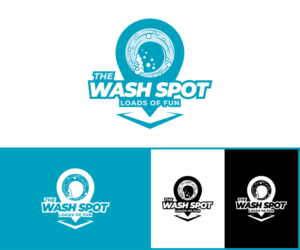 line 1: The Wash Spot line 2: Laundromat | Diseño de Logo por MoonFeather