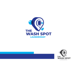 line 1: The Wash Spot line 2: Laundromat | Diseño de Logo por Fat Bat Man