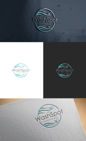 line 1: The Wash Spot line 2: Laundromat | Diseño de Logo por GLDesigns
