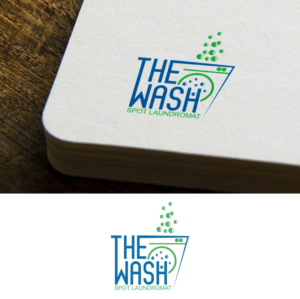 line 1: The Wash Spot line 2: Laundromat | Diseño de Logo por u2square