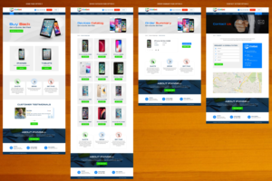 Website Design, Ecommerce, Device Buyback, Four concepct pages | Diseño Web por Sbss