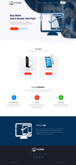 Web Design by Shijo John for this project | Design #26655329