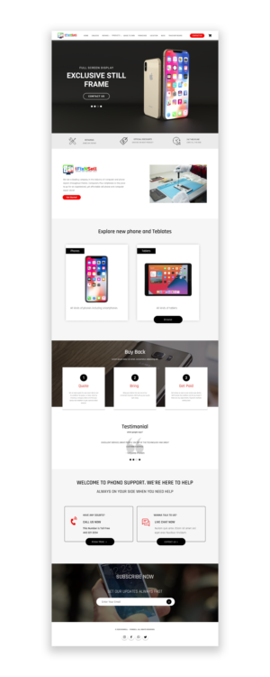 Website Design, Ecommerce, Device Buyback, Four concepct pages | Diseño Web por Adeel Rahman