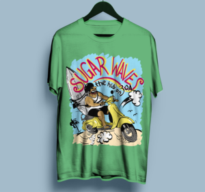 Sugar Wave - Beachy shirt designs | Diseño de Camiseta por dundun