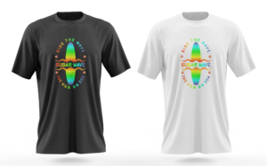 Sugar Wave - Beachy shirt designs | Diseño de Camiseta por Risallah