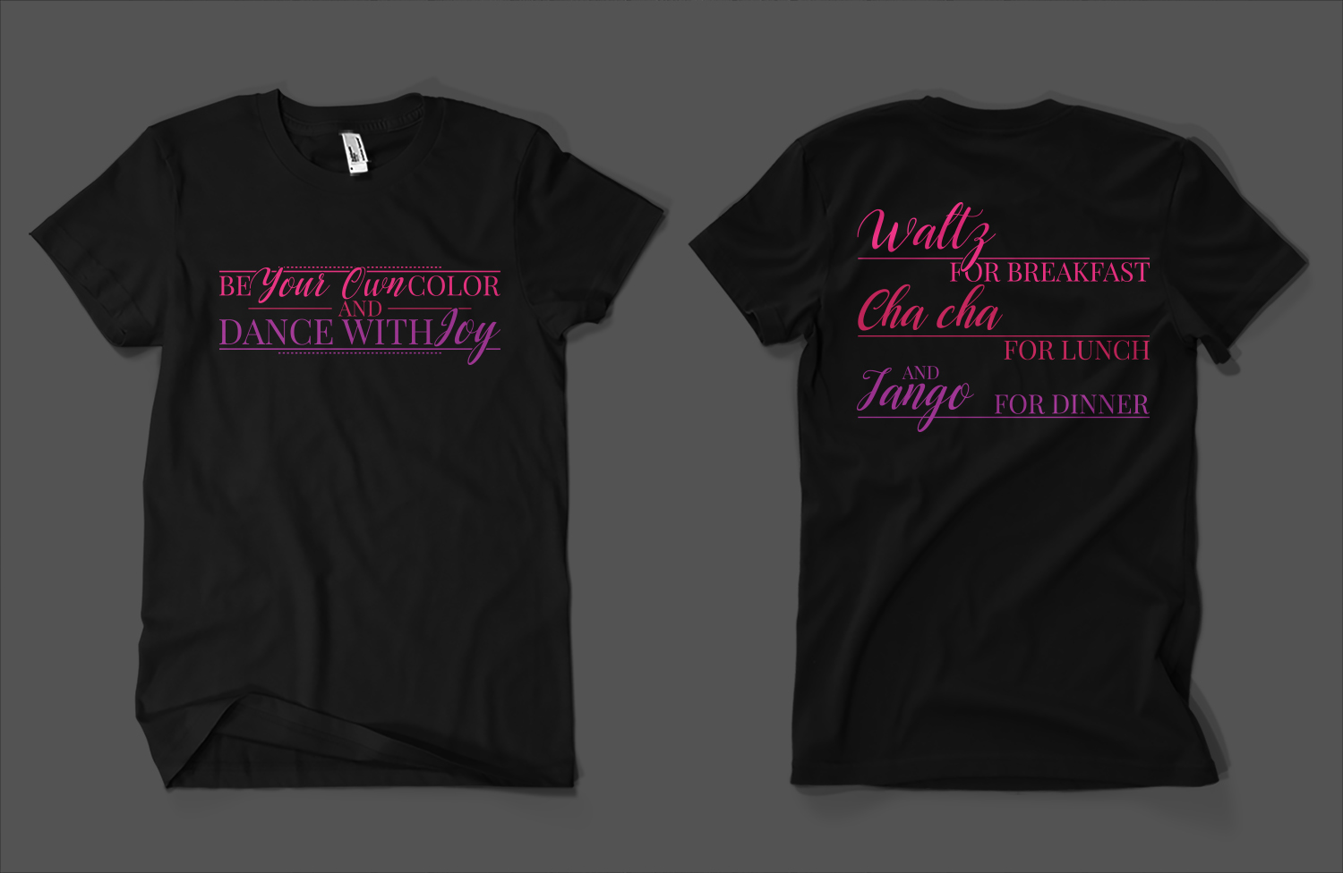 T-shirt Design by Barney Stinson for this project | Design #26648997