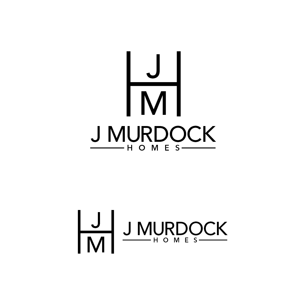 Logo Design by PsyPen for J Murdock Homes | Design #26660807