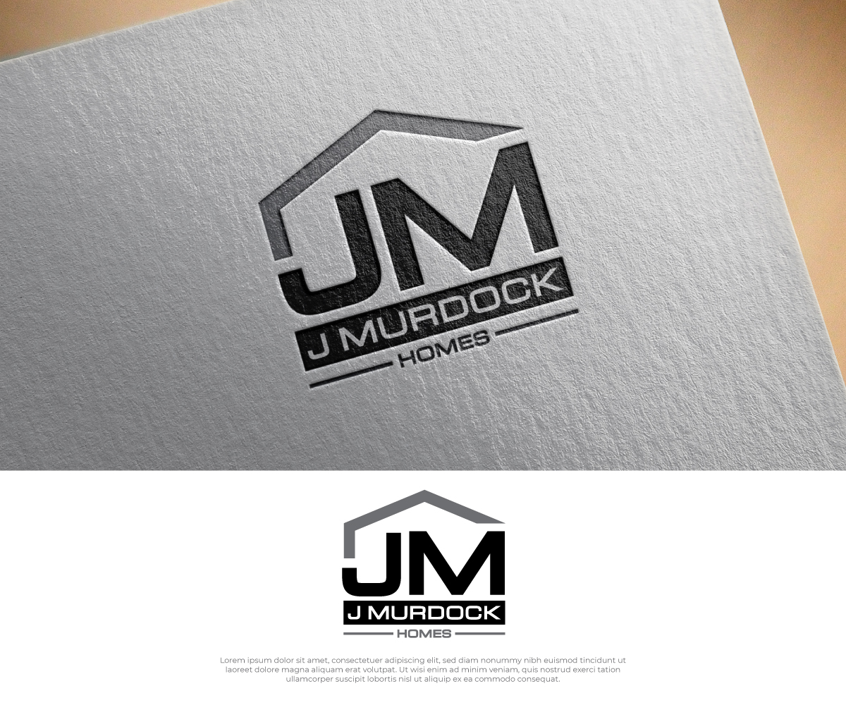 Logo Design by TrisDesign for J Murdock Homes | Design #26685450
