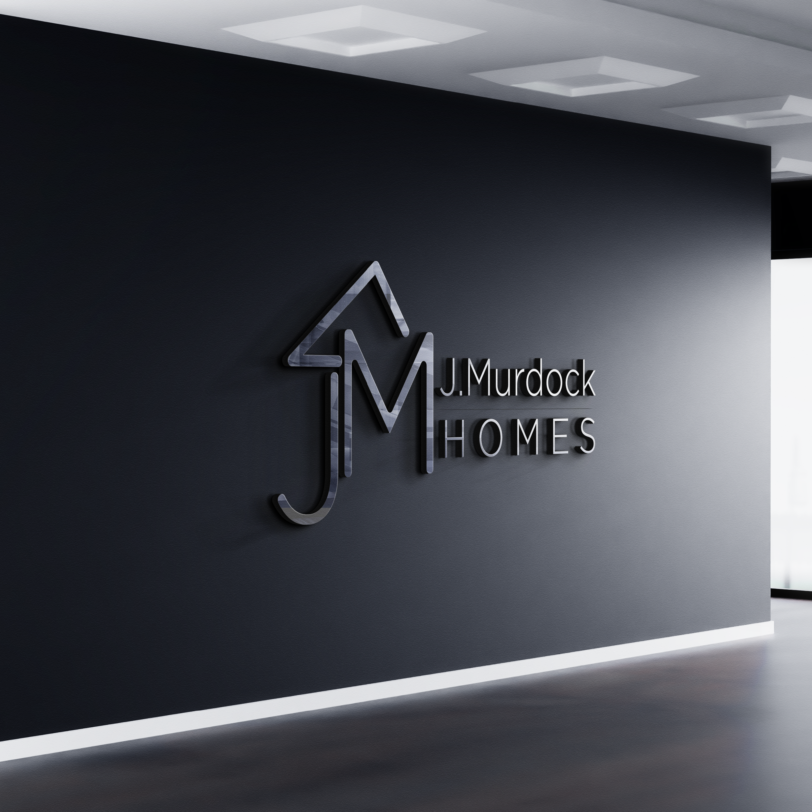 Logo Design by LGart for J Murdock Homes | Design #26681279