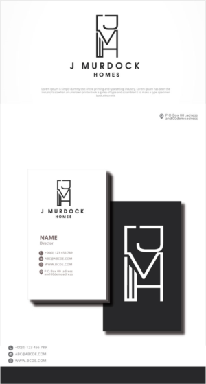 Diseño de Logo por graphicevolution para J Murdock Homes | Diseño: #26650070