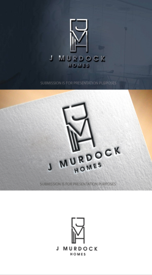 Diseño de Logo por graphicevolution para J Murdock Homes | Diseño: #26650071
