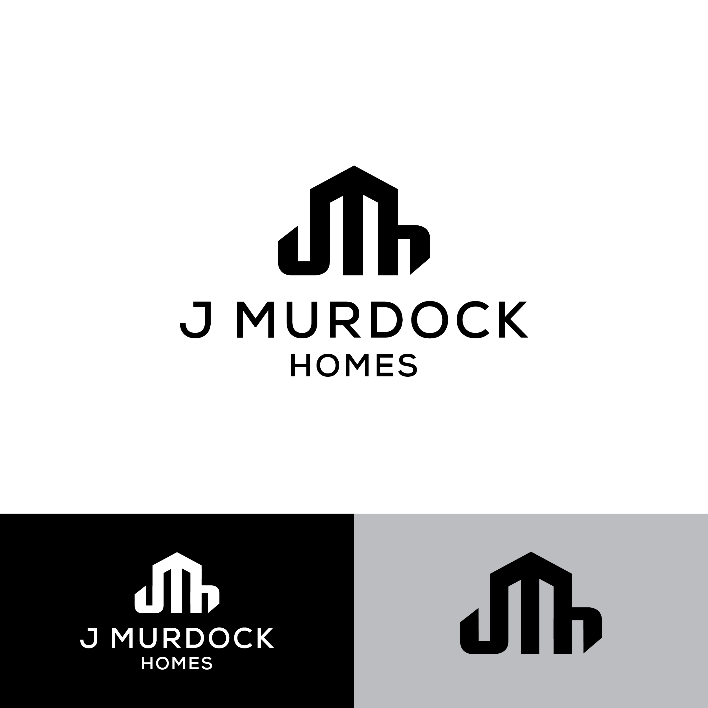 Logo Design by Design-M'n'M for J Murdock Homes | Design #26684145