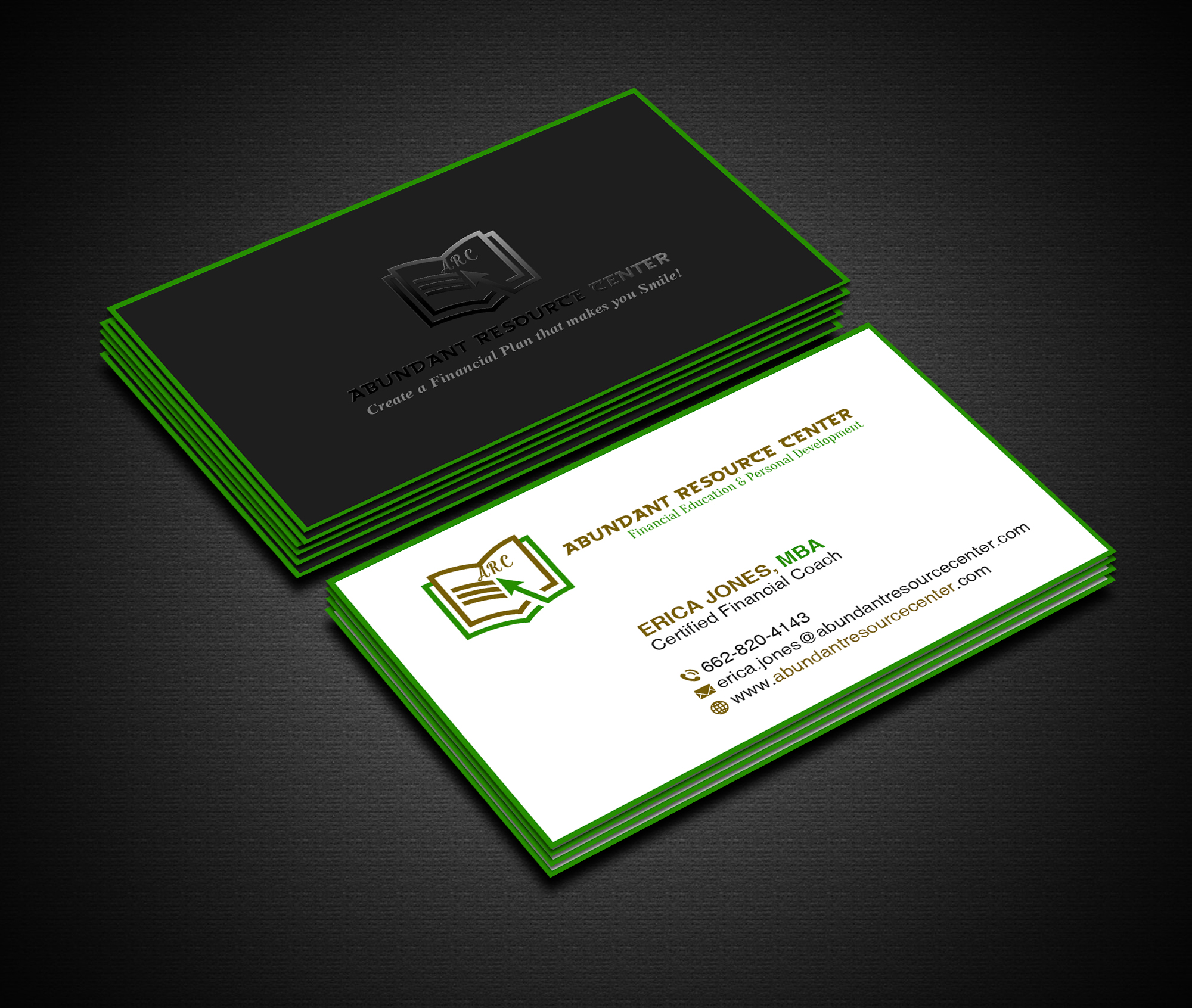 Business Card Design by Creations Box 2015 for Abundant Resource Center | Design #26654339