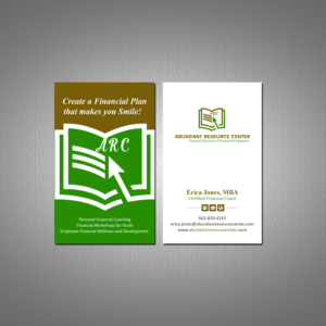Business Card Design by Creations Box 2015 for Abundant Resource Center | Design: #26654354
