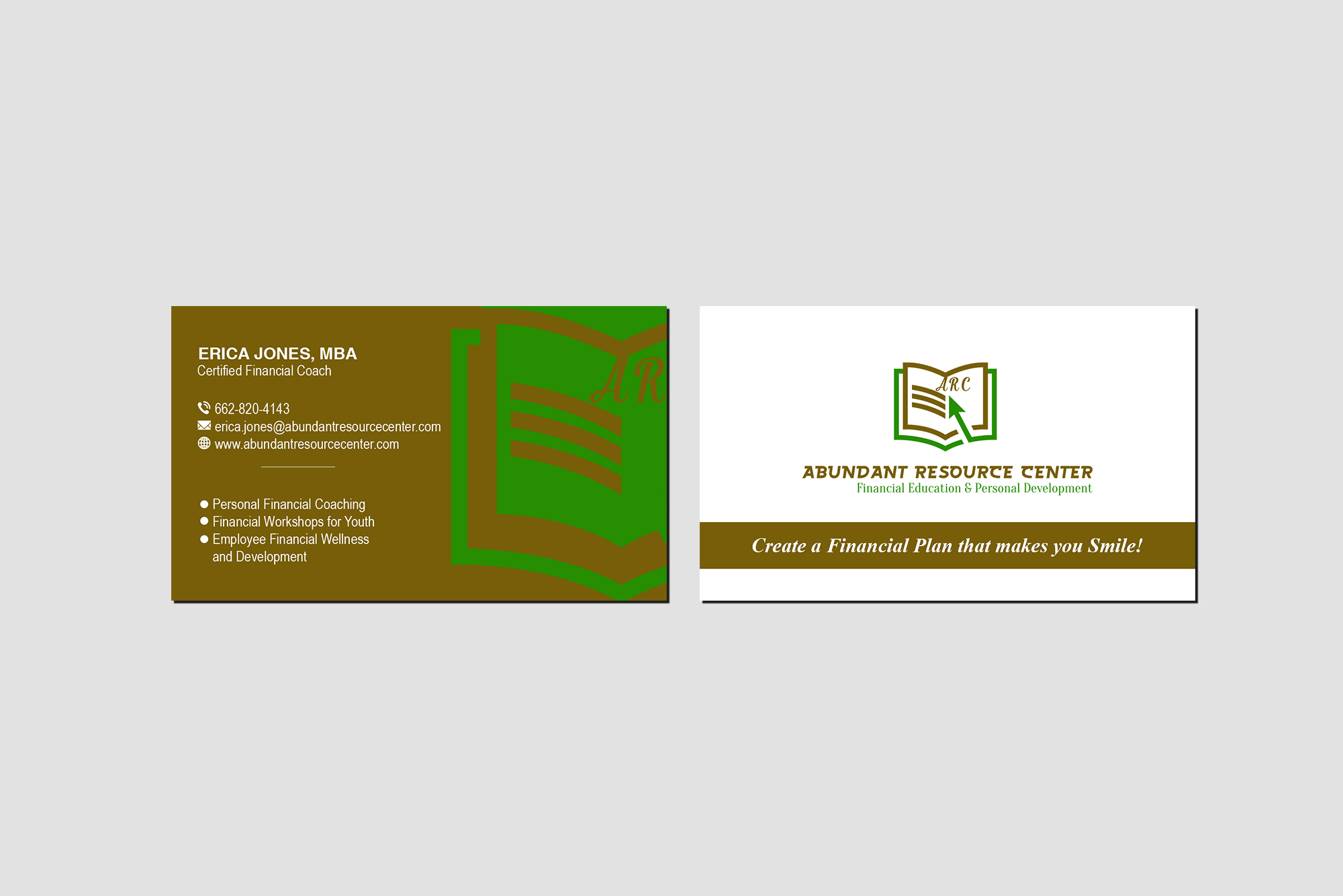 Design de Carte de Visite par Creations Box 2015 pour Abundant Resource Center | Design #26655422