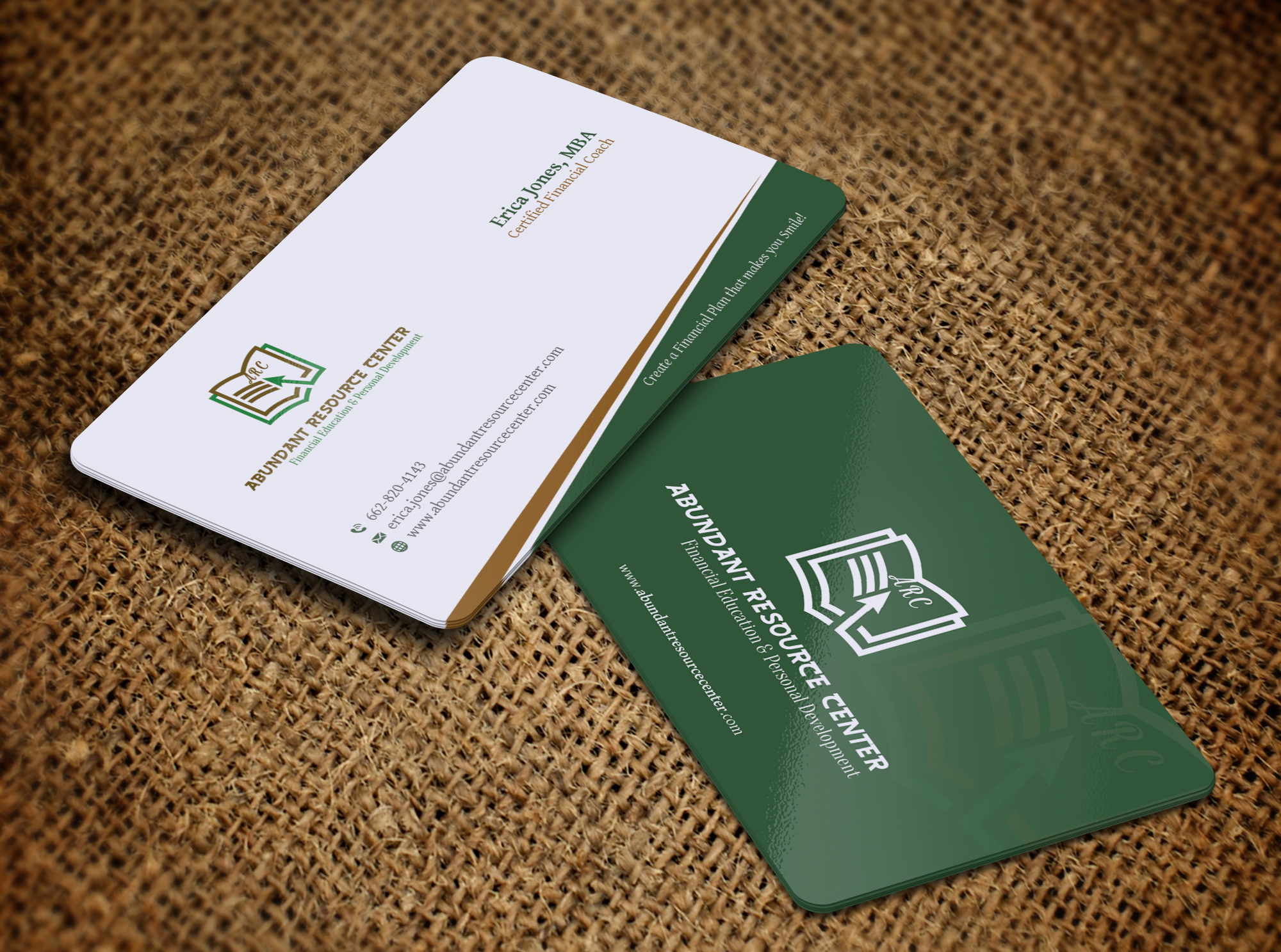 Business Card Design by OxonoArt for Abundant Resource Center | Design #26653452