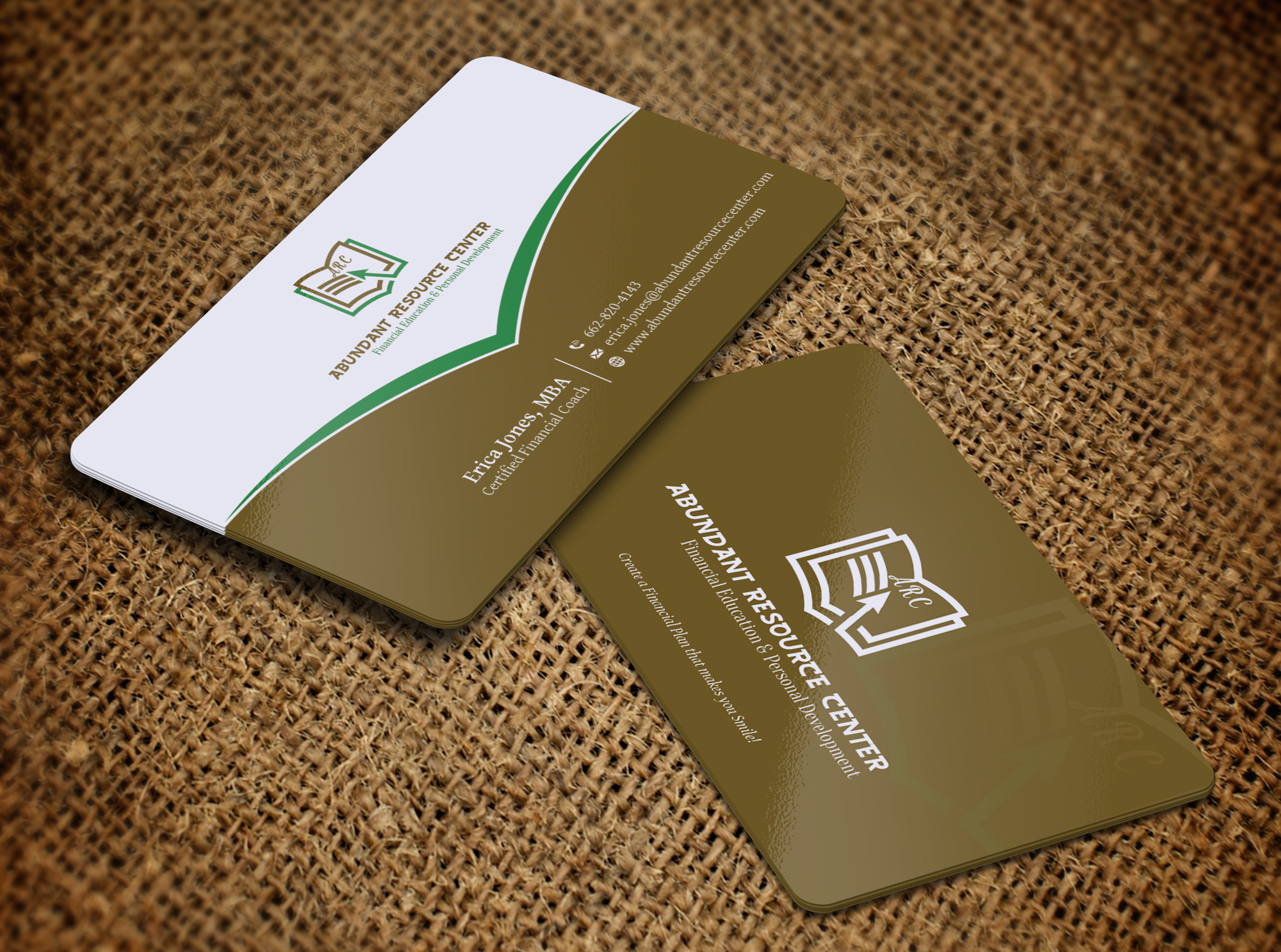 Business Card Design by OxonoArt for Abundant Resource Center | Design #26653611