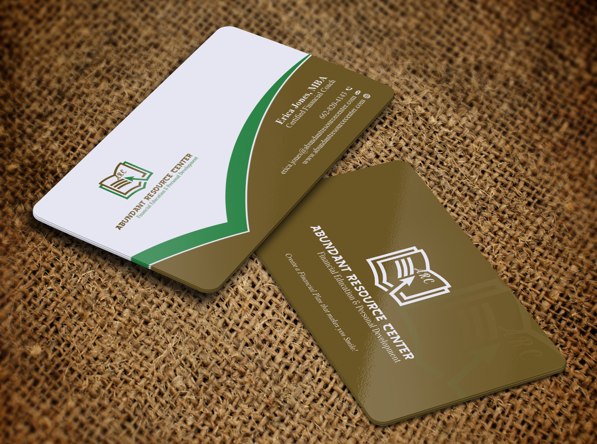 Business Card Design by OxonoArt for Abundant Resource Center | Design #26654253