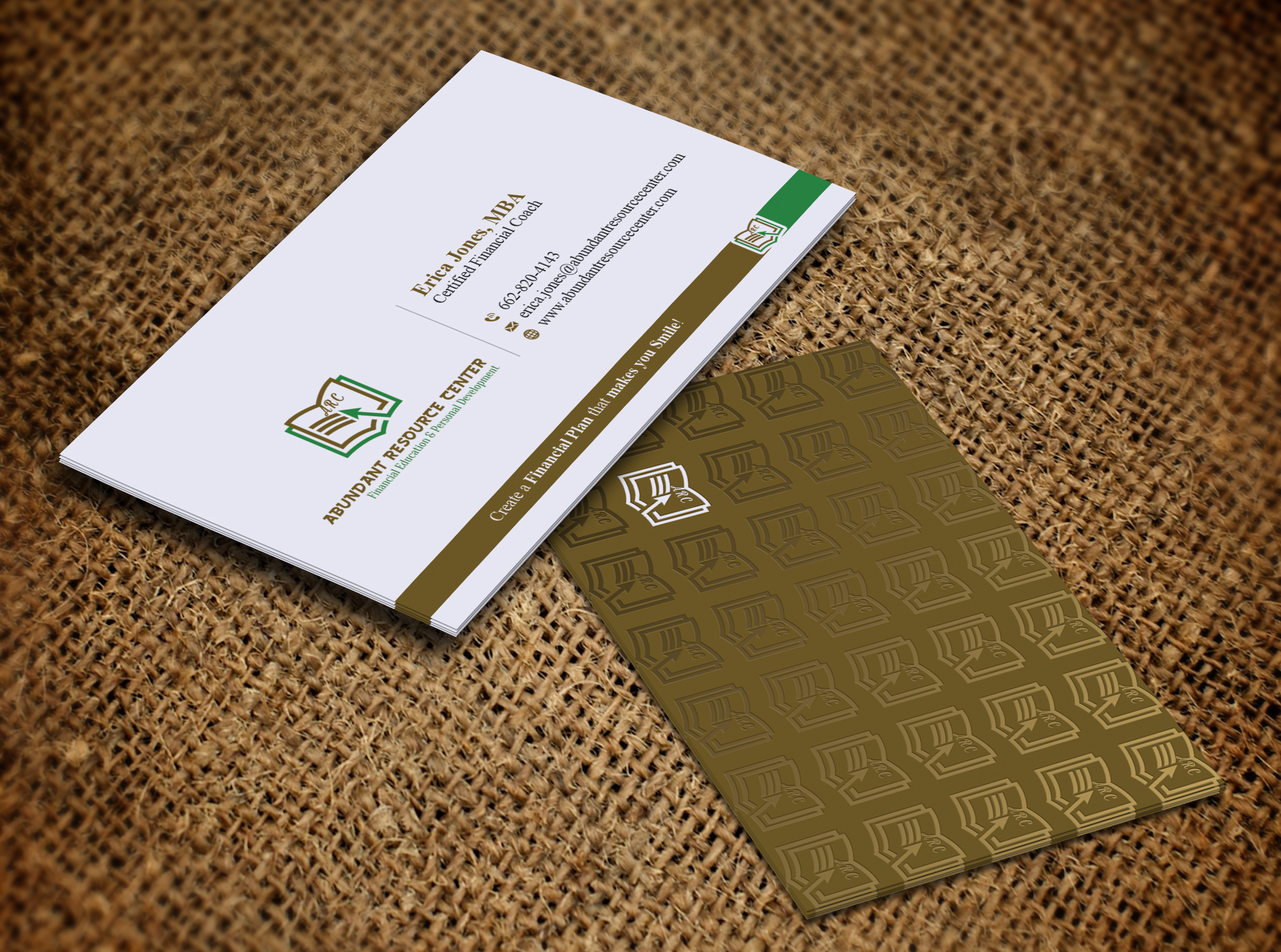 Design de Carte de Visite par OxonoArt pour Abundant Resource Center | Design #26654493