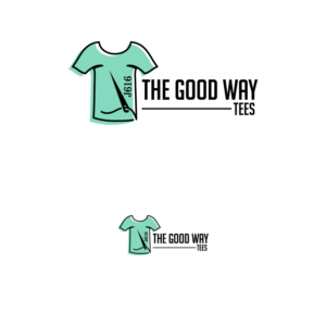 The Good Way Tees. | Logo Design by Graphic Bricks