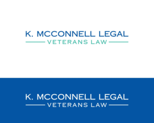 K. McConnell Legal - Veterans Law | Logo Design by CIG Designer