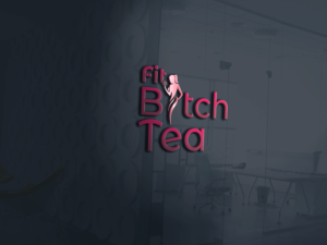 FIT BITCH TEA (I replaced with something from your imagination) :) | Logo Design by Aaaron