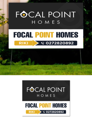 Signage Design by debdesign for Focal Point Homes | Design: #26665611