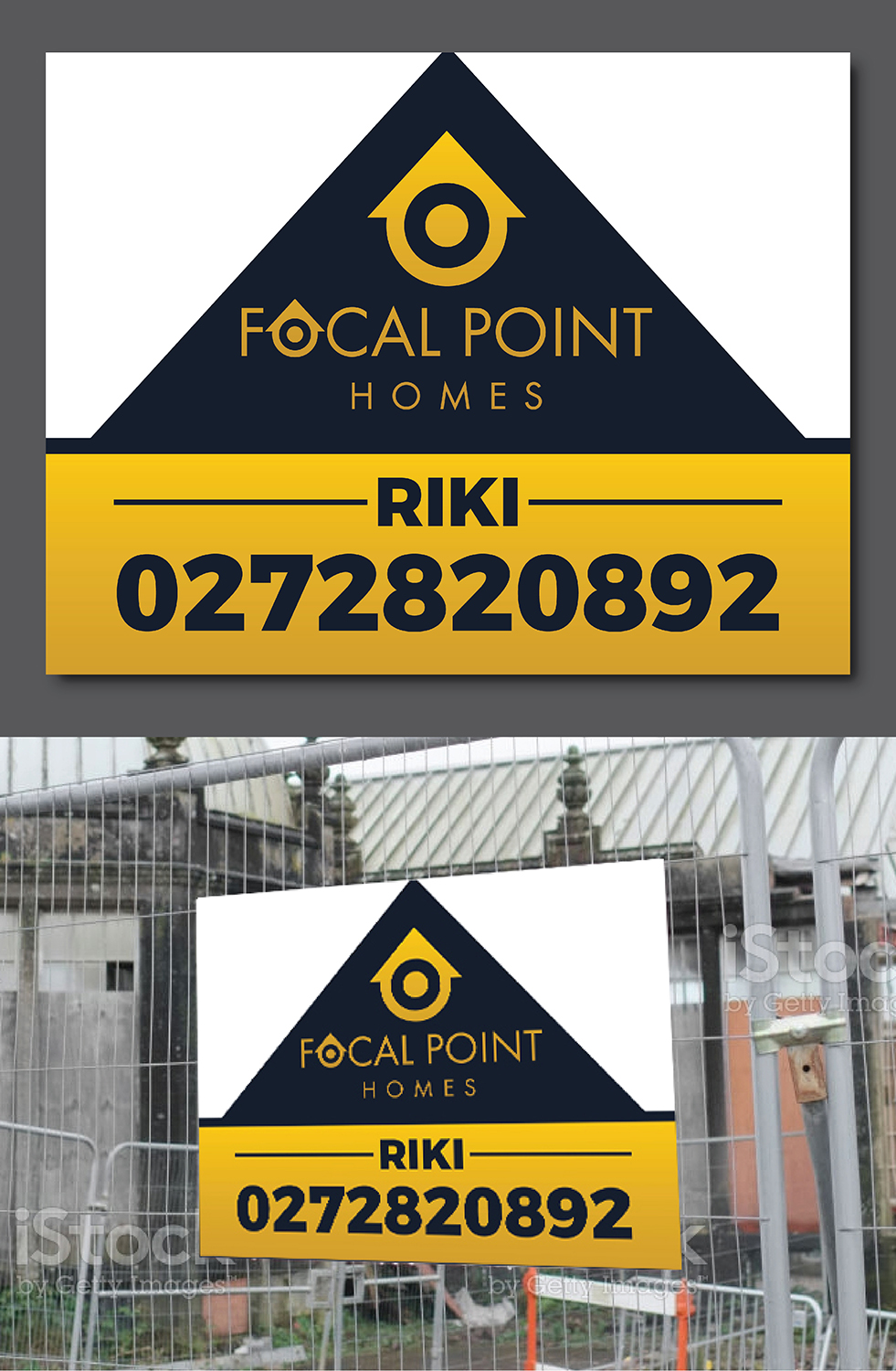 Signage Design by Deziners Zone for Focal Point Homes | Design #26651032
