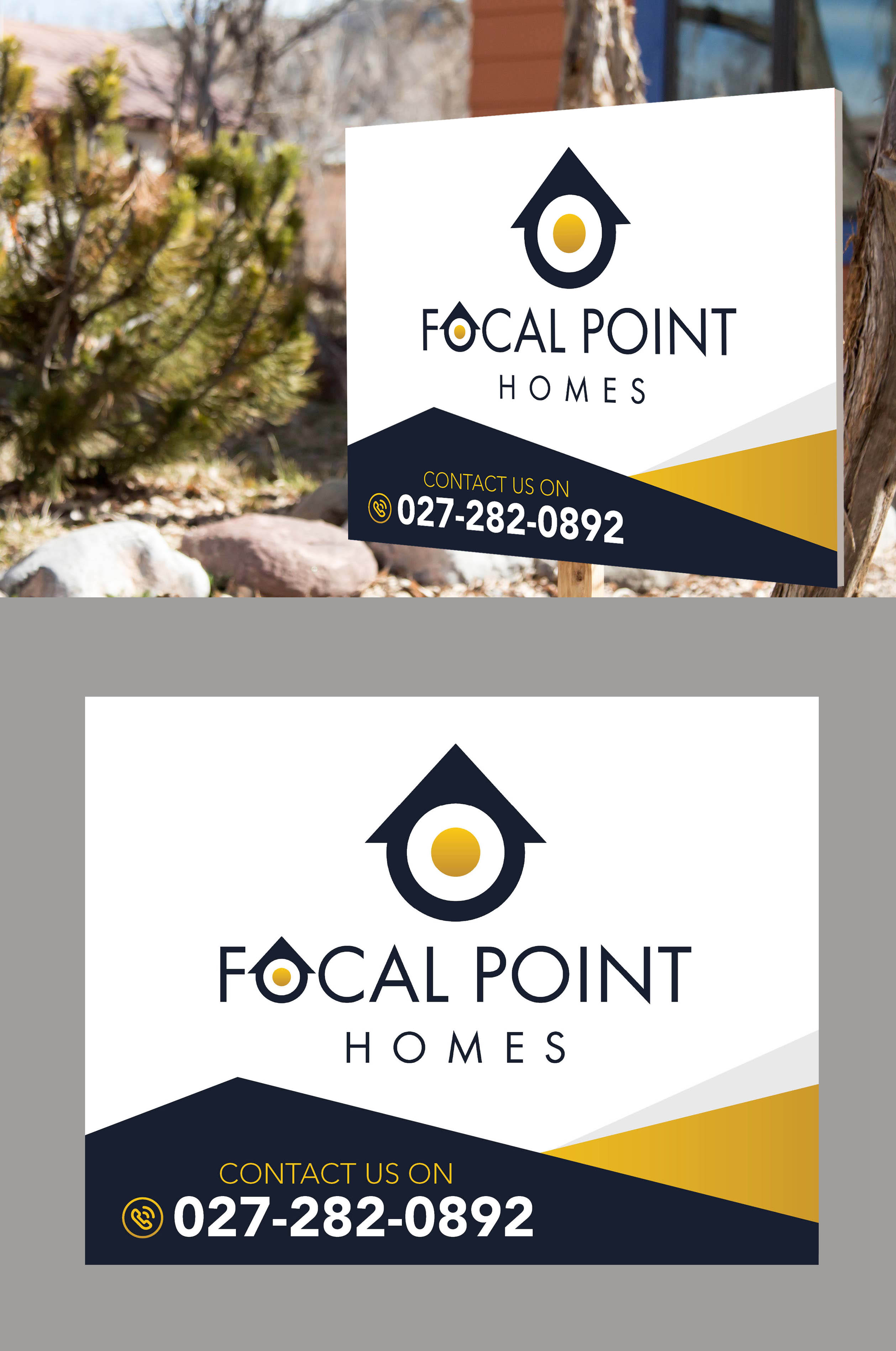 Signage Design by rkailas for Focal Point Homes | Design #26667357