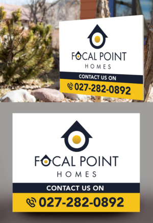 Signage Design by rkailas for Focal Point Homes | Design: #26667361