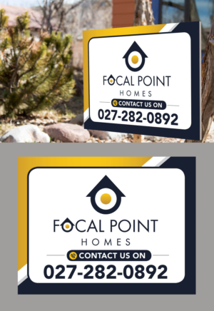 Signage Design by rkailas for Focal Point Homes | Design: #26667364