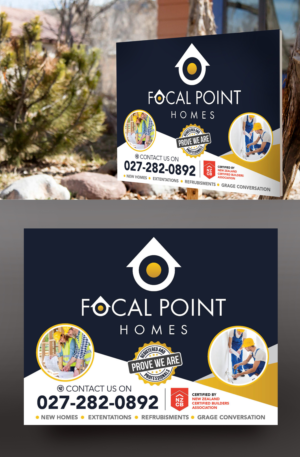 Signage Design by rkailas for Focal Point Homes | Design: #26724553