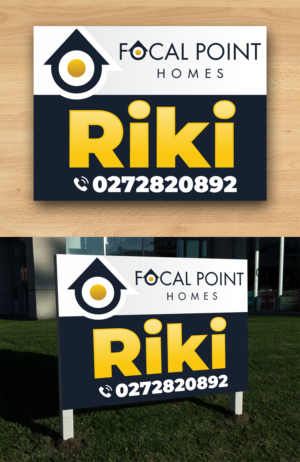Signage Design by ecorokerz for Focal Point Homes | Design: #26647710