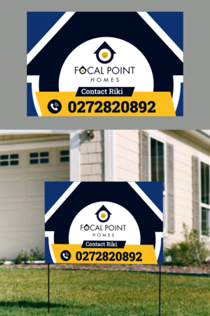 Signage Design by ecorokerz for Focal Point Homes | Design: #26647767