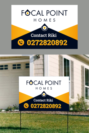 Signage Design by ecorokerz for Focal Point Homes | Design: #26647768