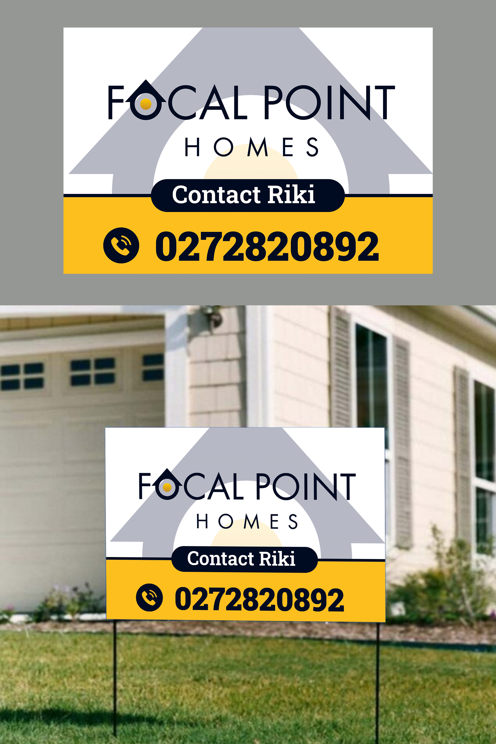 Signage Design by ecorokerz for Focal Point Homes | Design #26647769