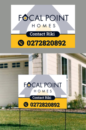 Signage Design by ecorokerz for Focal Point Homes | Design: #26647769