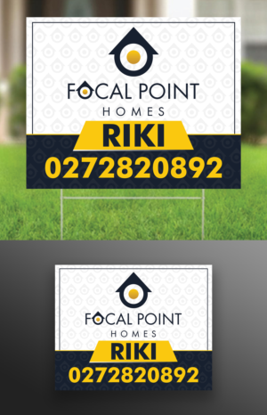 Signage Design by ecorokerz for Focal Point Homes | Design: #26648120