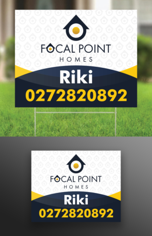 Signage Design by ecorokerz for Focal Point Homes | Design: #26648121