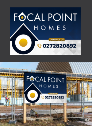 Signage Design by ecorokerz for Focal Point Homes | Design: #26653487