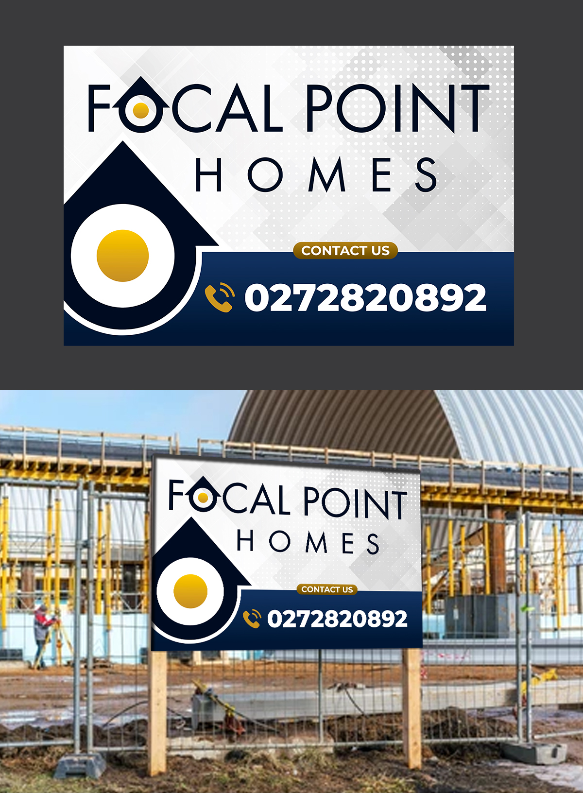 Signage Design by ecorokerz for Focal Point Homes | Design #26653488