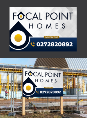 Signage Design by ecorokerz for Focal Point Homes | Design: #26653488