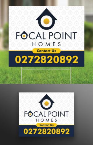 Signage Design by ecorokerz for Focal Point Homes | Design: #26665565