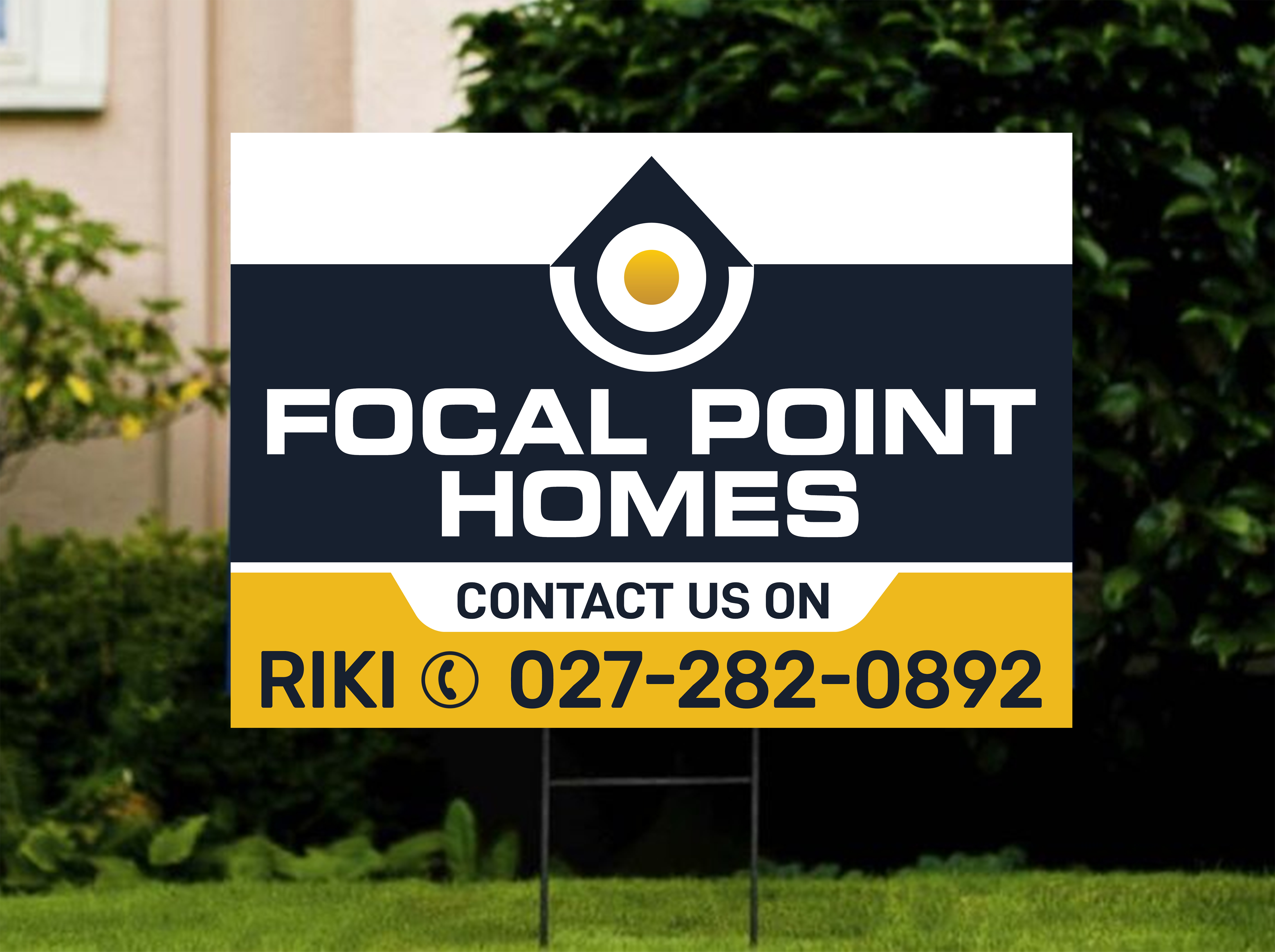 Signage Design by SAI DESIGNS for Focal Point Homes | Design #26673095