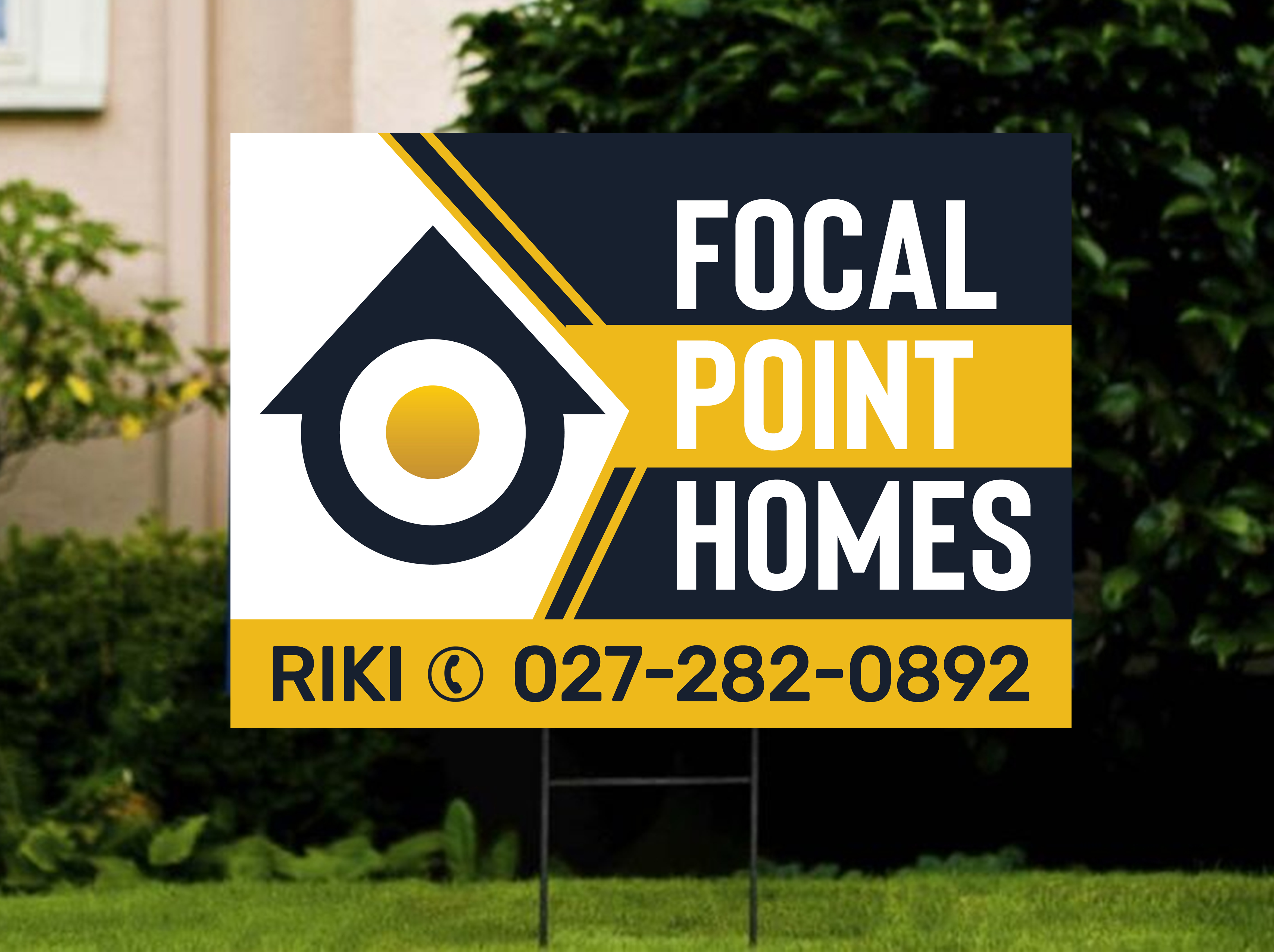 Signage Design by SAI DESIGNS for Focal Point Homes | Design #26673096