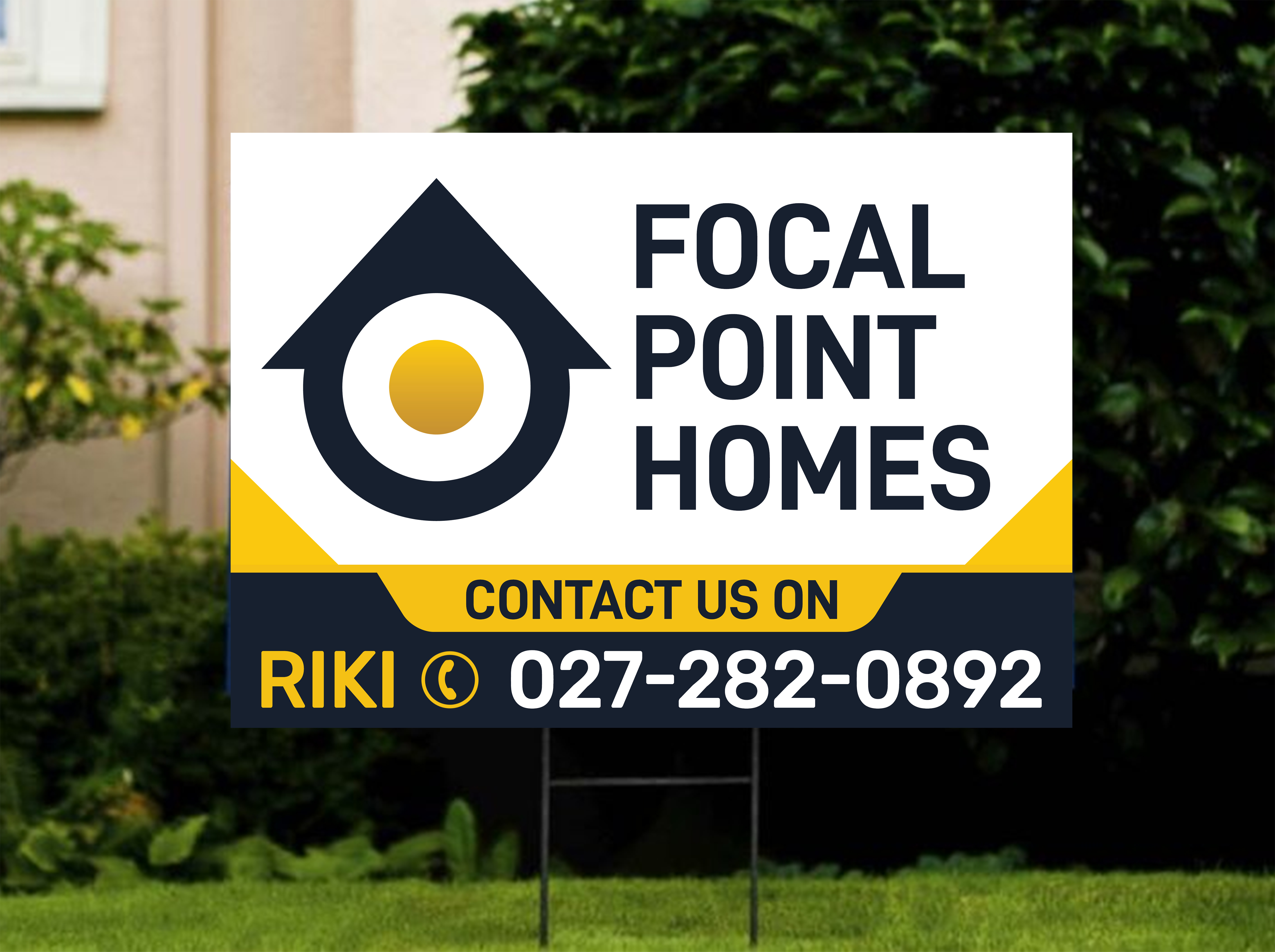 Signage Design by SAI DESIGNS for Focal Point Homes | Design #26673098