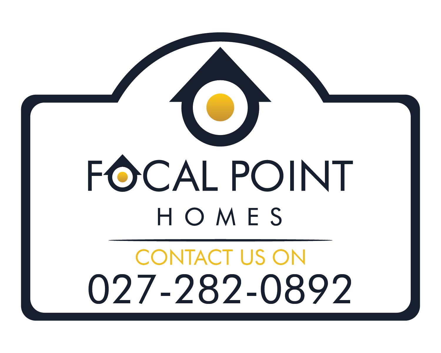Signage Design by Isnah Logo for Focal Point Homes | Design #26654669