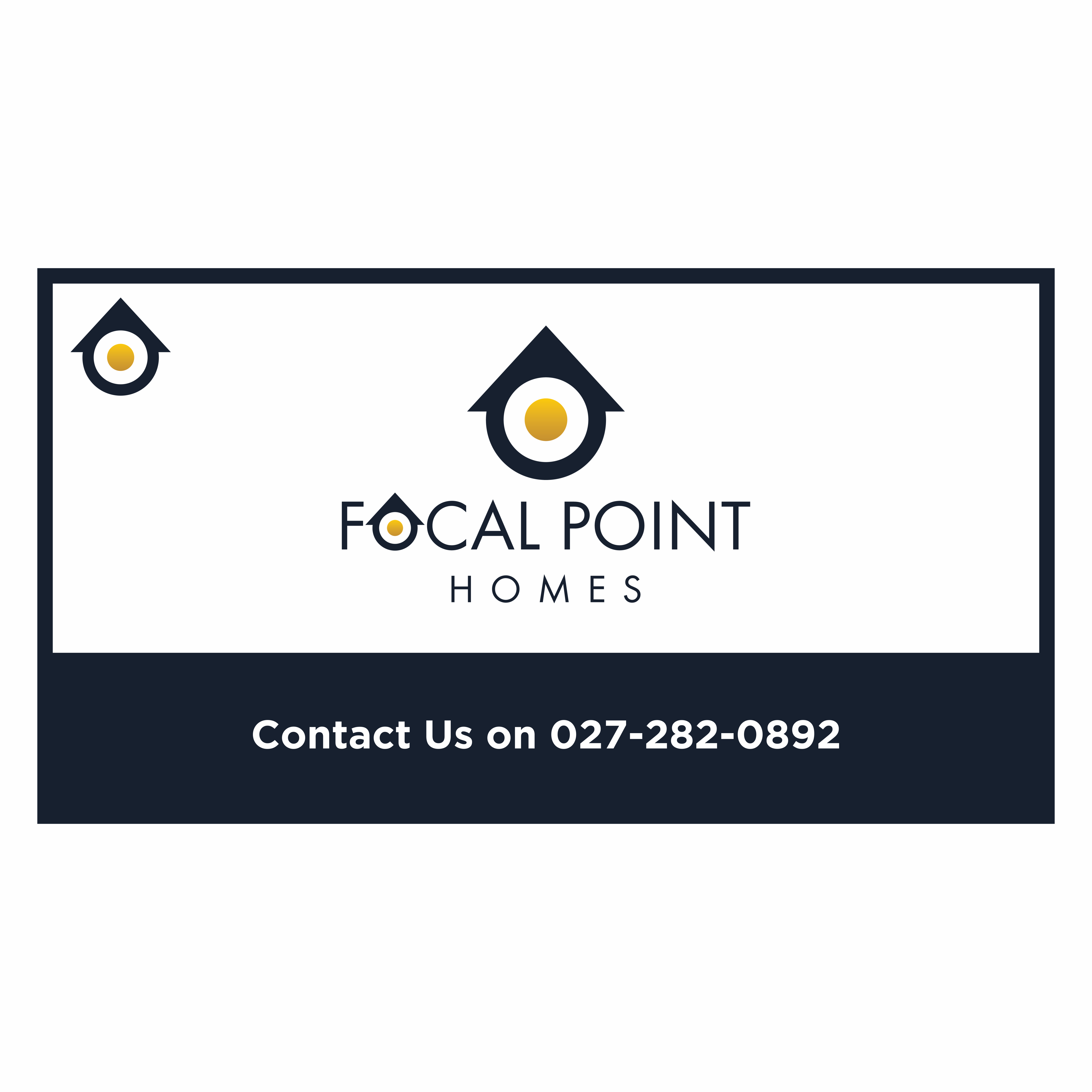 Signage Design by jo.art for Focal Point Homes | Design #26684580