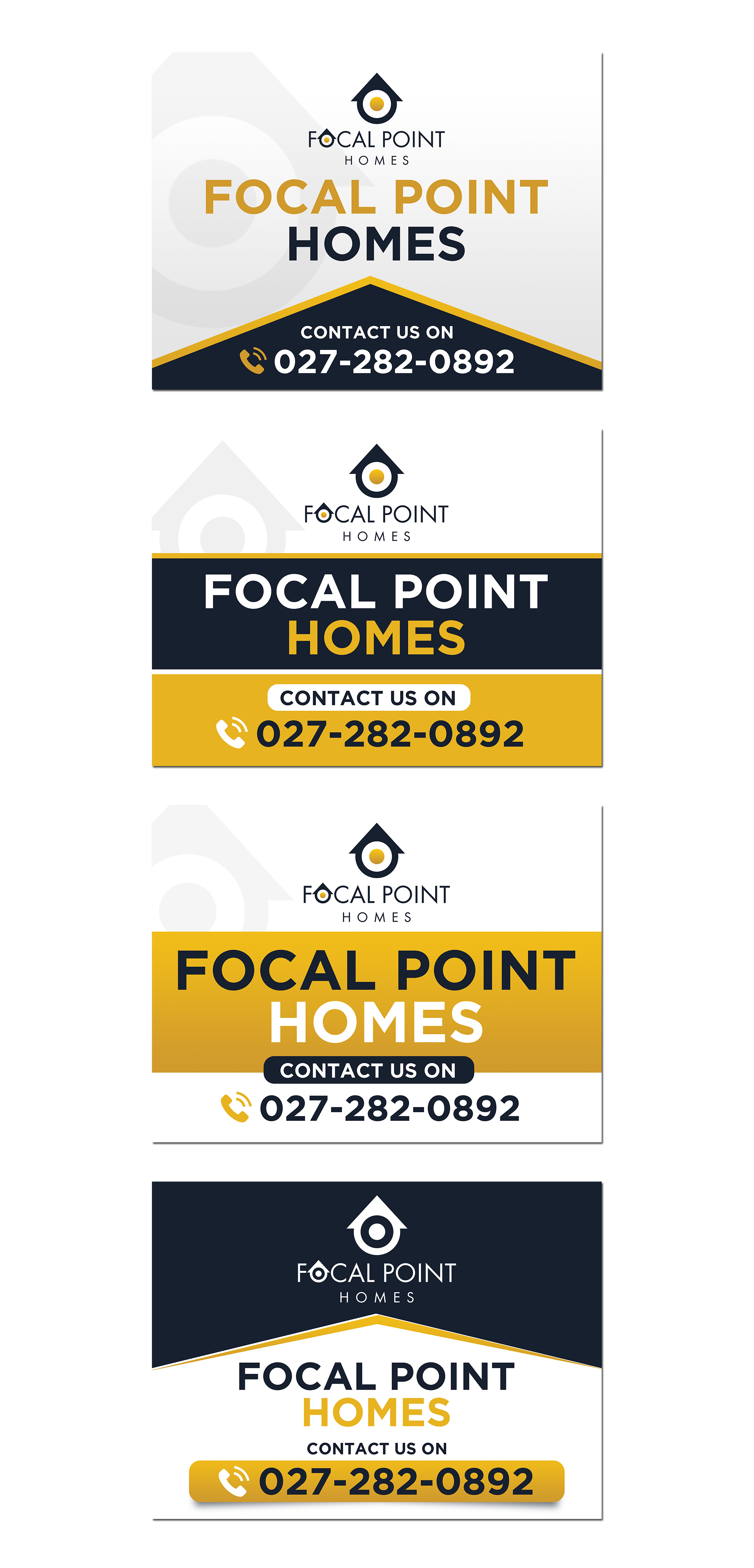 Signage Design by ZeneFashions for Focal Point Homes | Design #26670655