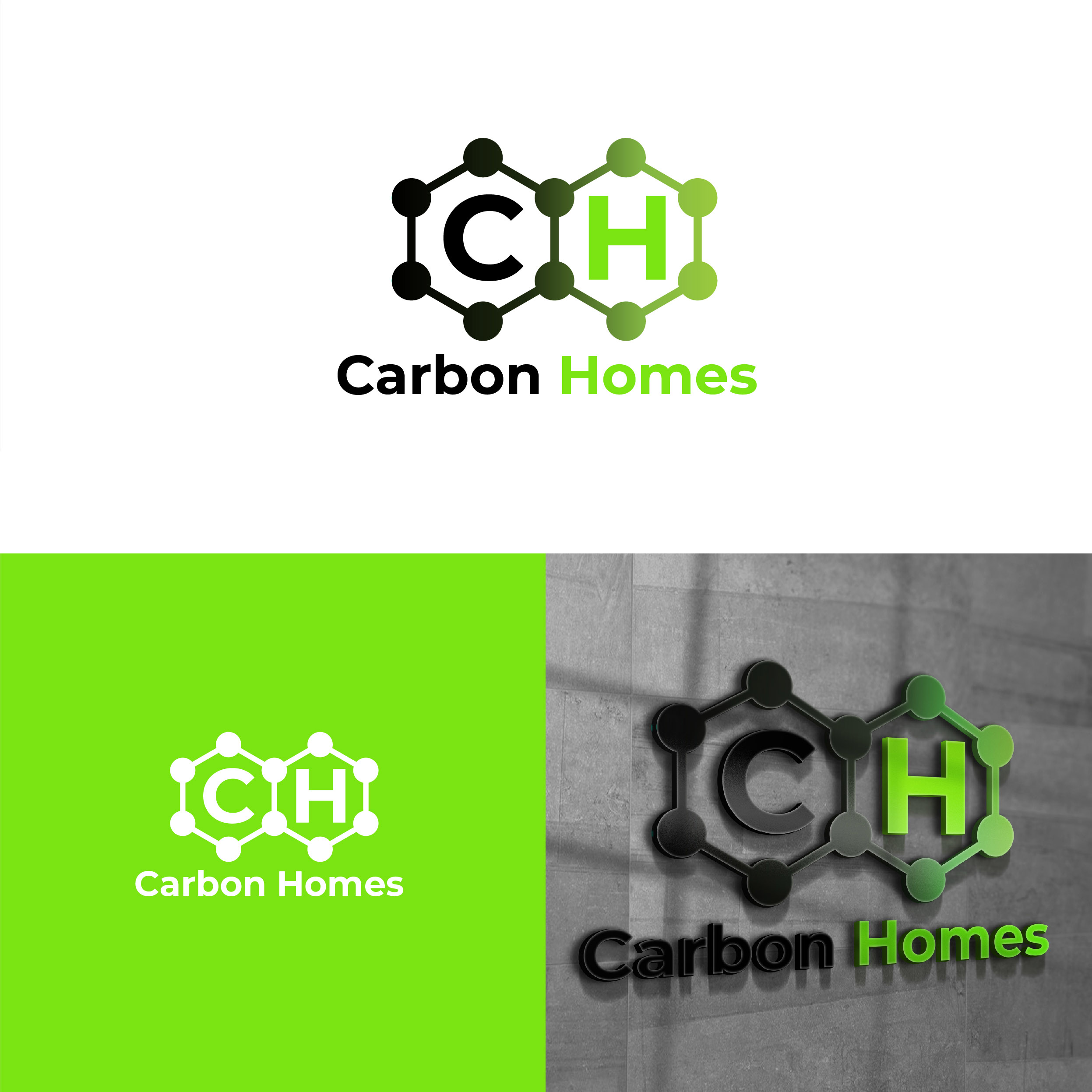 Logo Design by Supriadi for Carbon Homes | Design #26715403